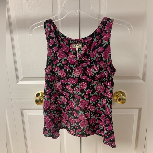 PacSun Tops - Pacsun (Kirra) Floral Open-back Tank Top